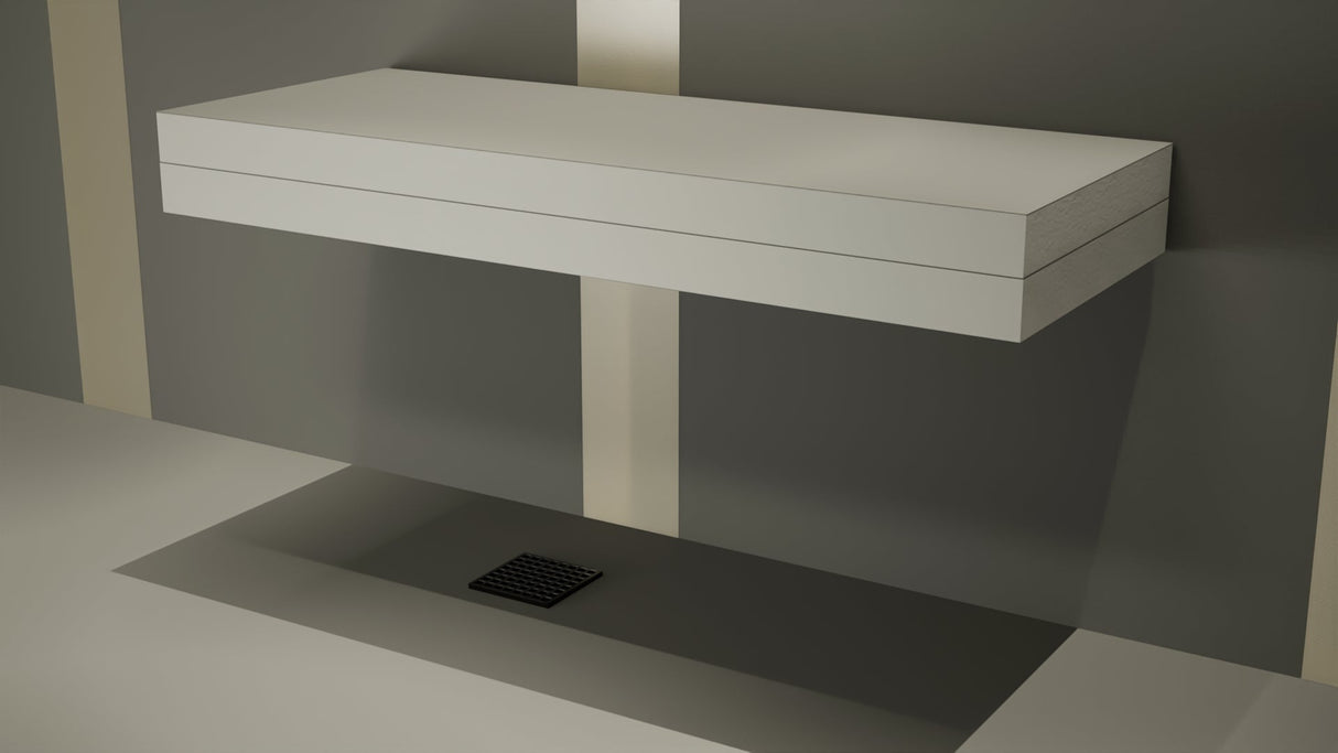 Contractor Supply Warehouse Floating Shower Bench Kit with The Original™ Shower Bench Bracket®