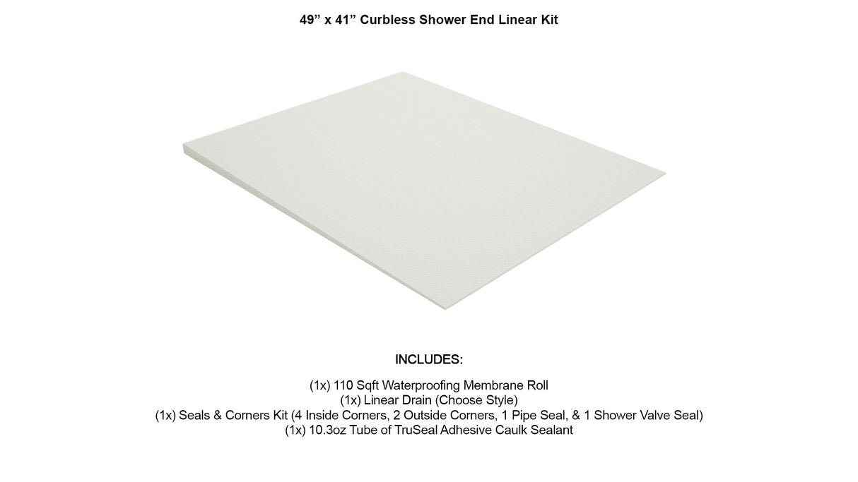 TruGard® Shower Linear Drain Kits