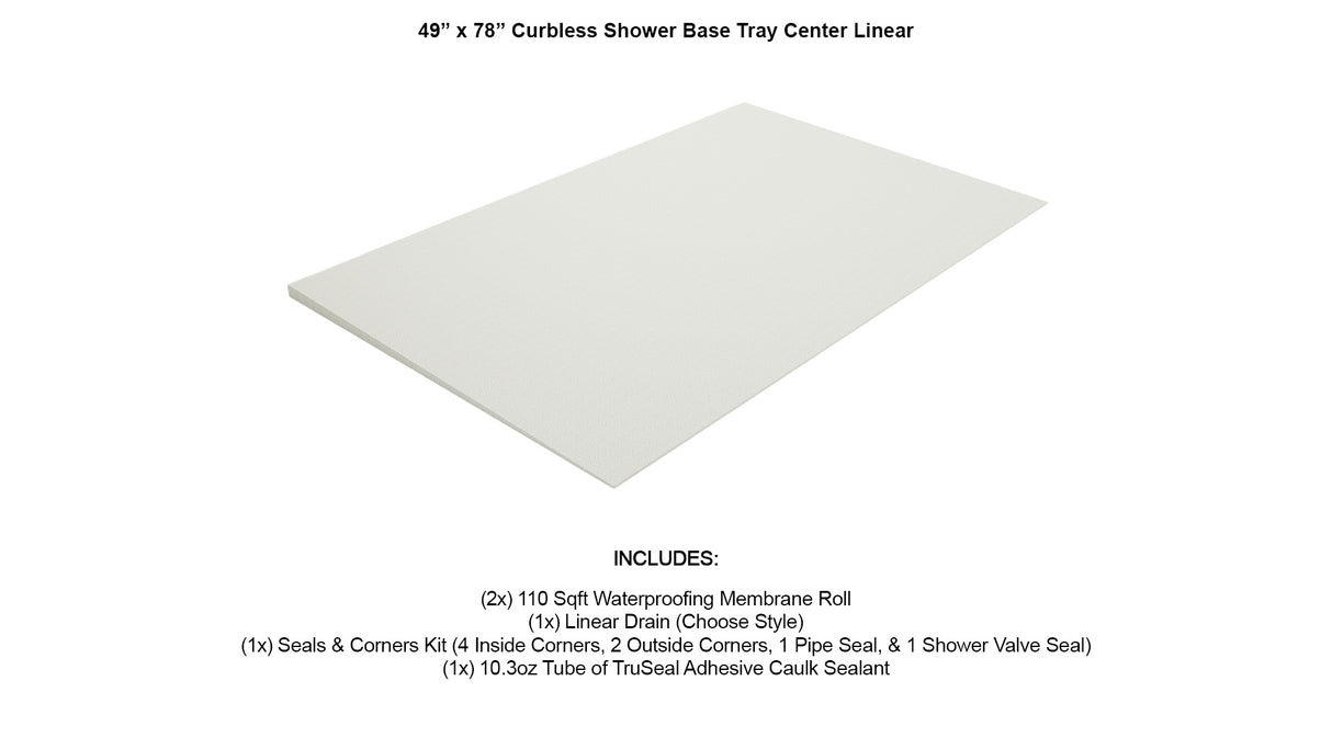 TruGard® Shower Linear Drain Kits