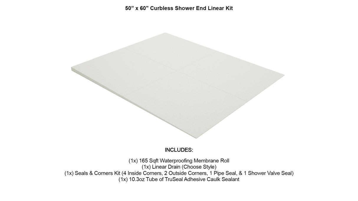 TruGard® Shower Linear Drain Kits