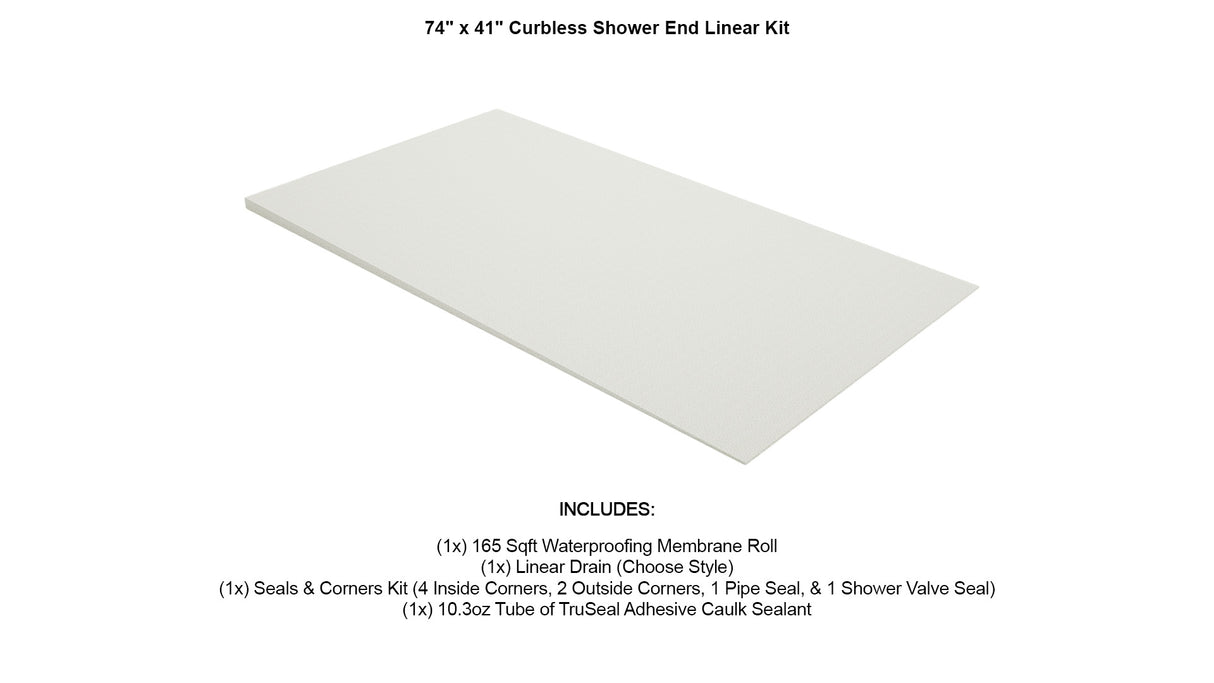 TruGard® Shower Linear Drain Kits