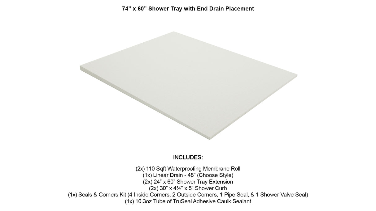 TruGard® Shower Linear Drain Kits