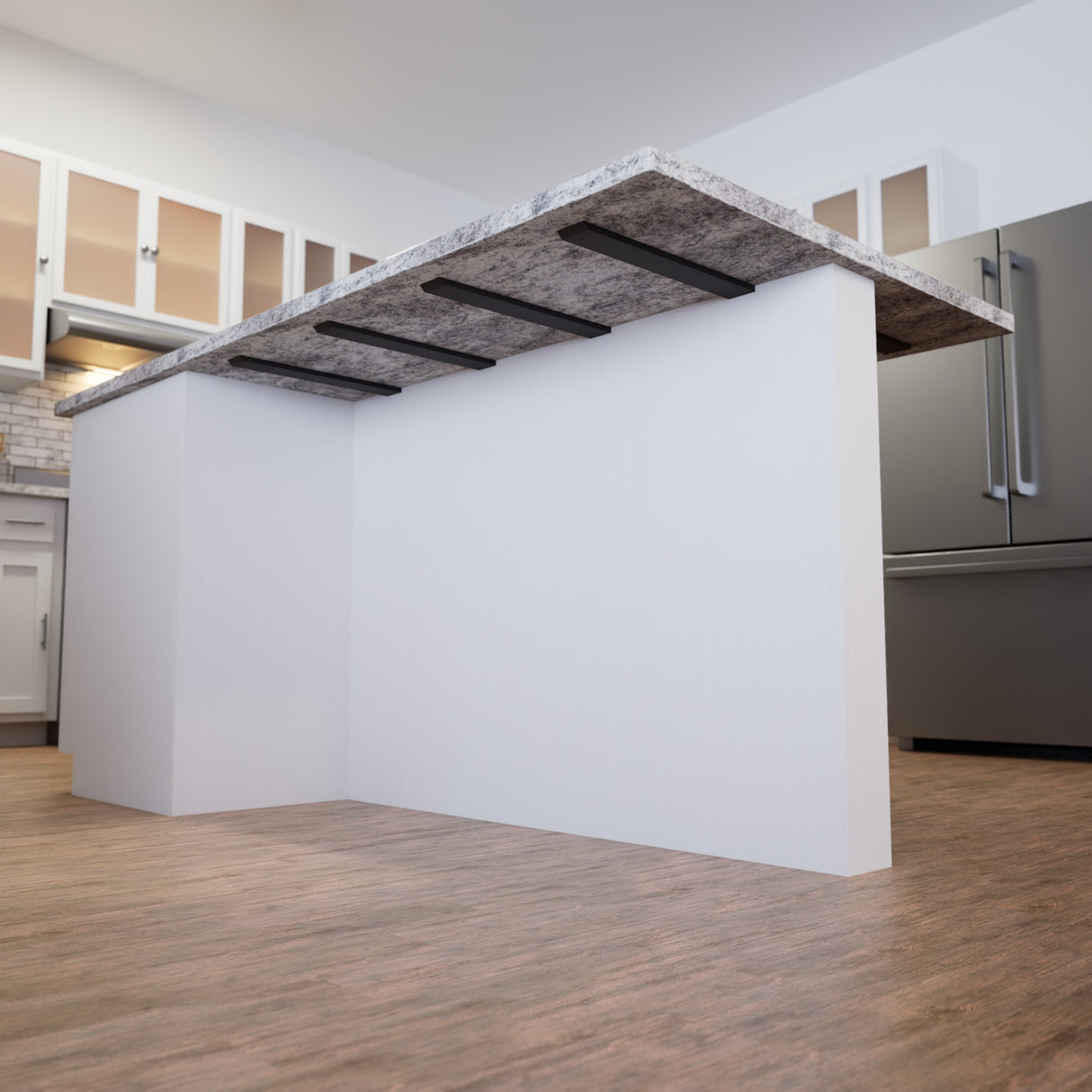 The Original™ Carbon Fiber Flat Wall Countertop Support Bracket with CarbonBar™