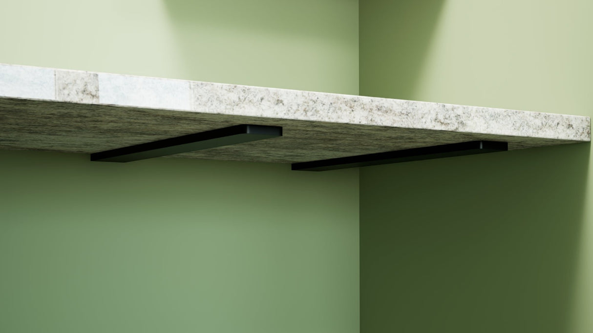 The Original™ Free Hanging Shelf Bracket in Industrial, Aluminum or American Made Steel