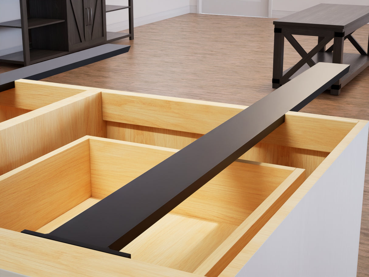 The Original™ Hidden Island Support Bracket in Industrial, Aluminum or American Made Steel