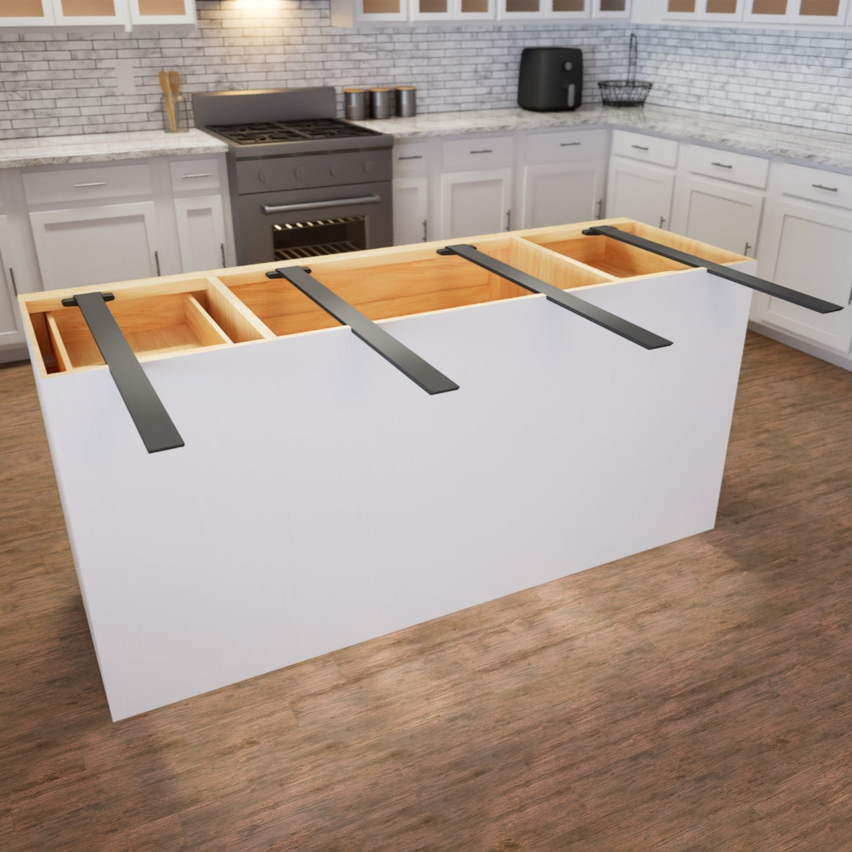 The Original™ Carbon Fiber Hidden Island Support Bracket with CarbonBar™