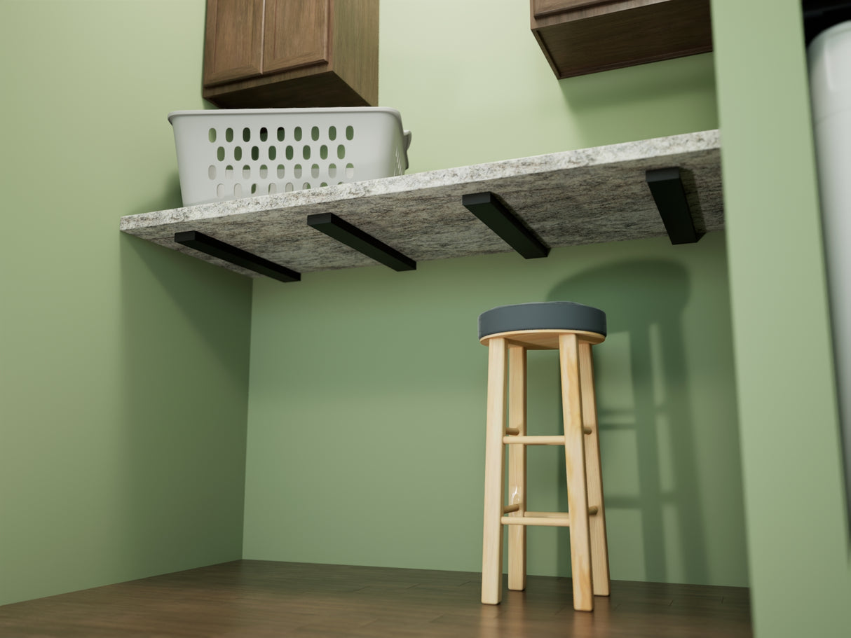 The Original™ Free Hanging Shelf Bracket in Industrial, Aluminum or American Made Steel