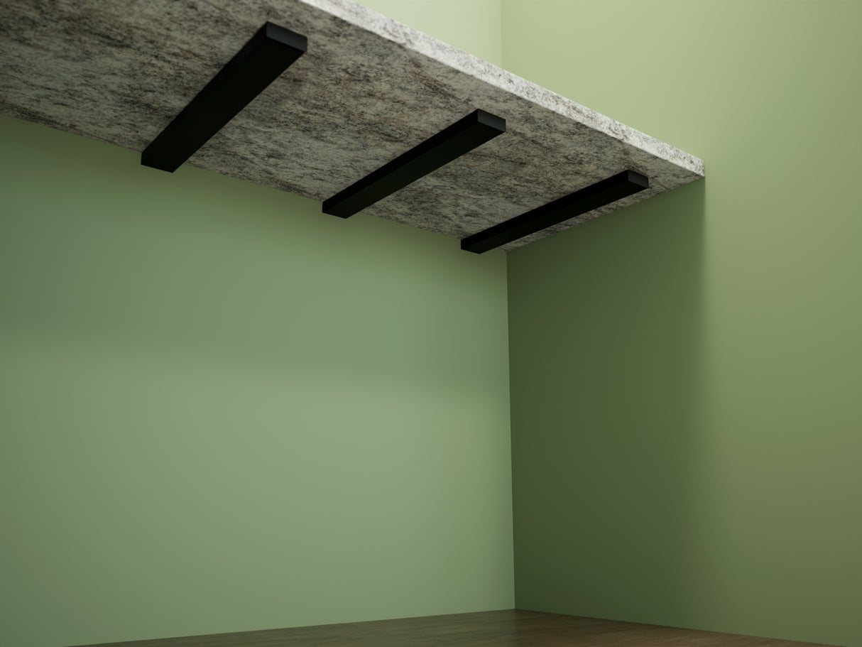 The Original™ Free Hanging Shelf Bracket in Industrial, Aluminum or American Made Steel