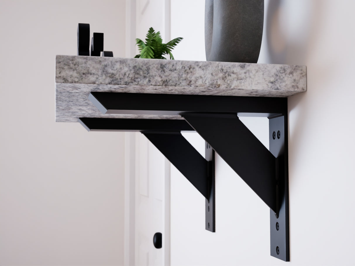 The Original™ Large Shelf Bracket in Industrial, Aluminum or American Made Steel