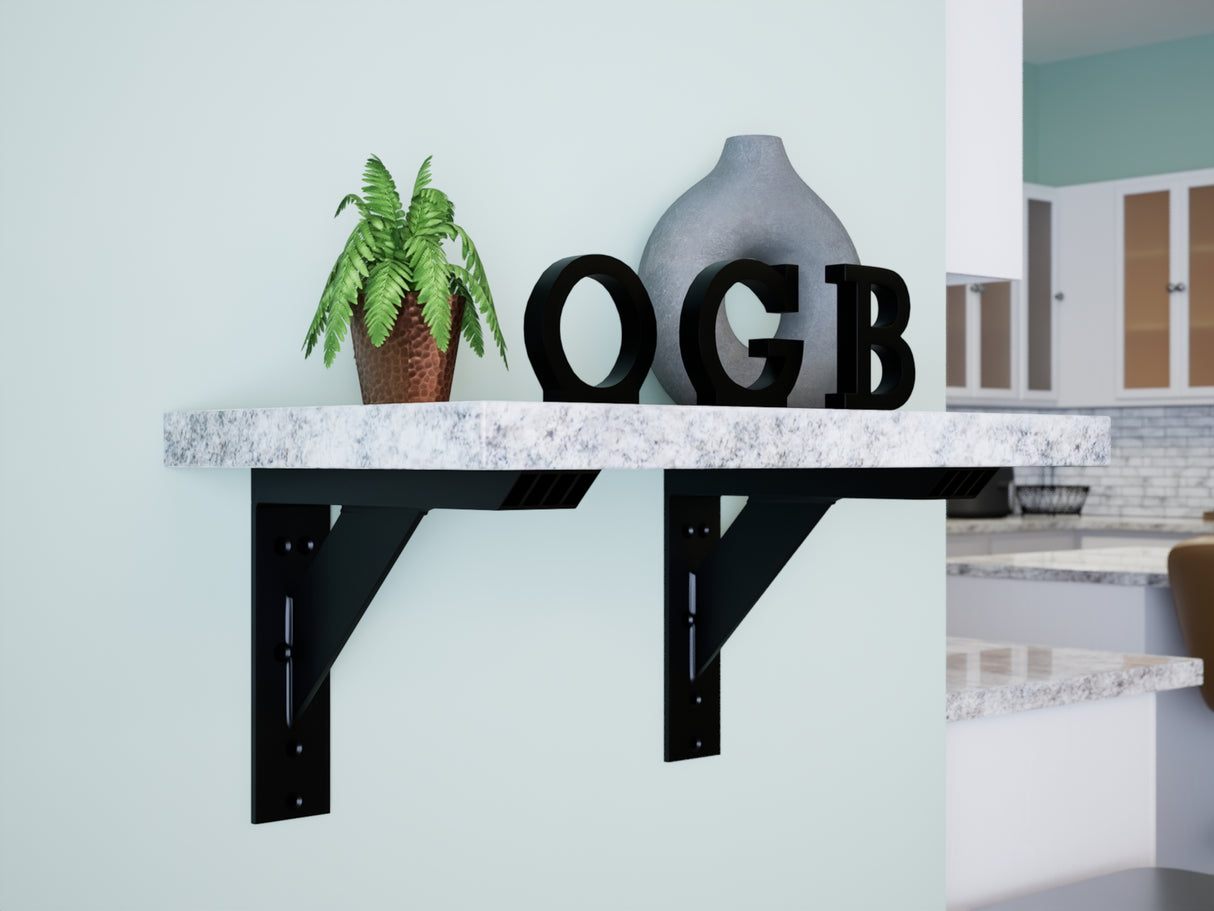 The Original™ Large Shelf Bracket in Industrial, Aluminum or American Made Steel