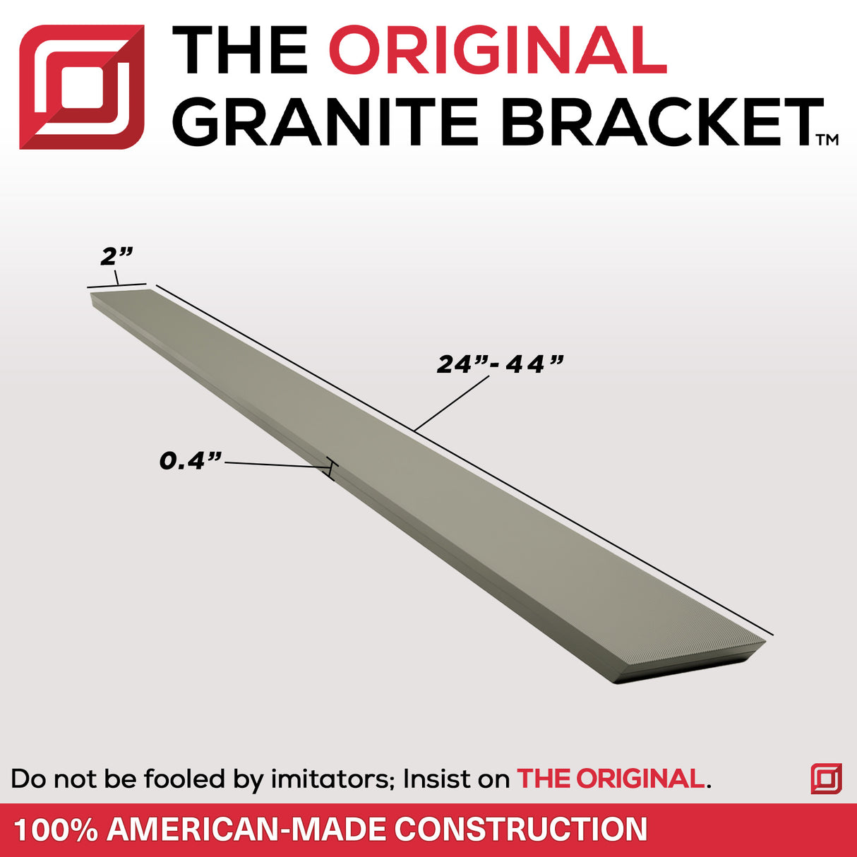 The Original™ Carbon Fiber Double Sided Island Support Bracket with CarbonBar™
