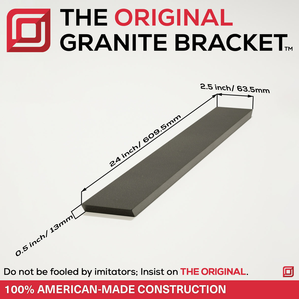 The Original™ Double Sided Island Support Bracket in Industrial, Aluminum or American Made Steel