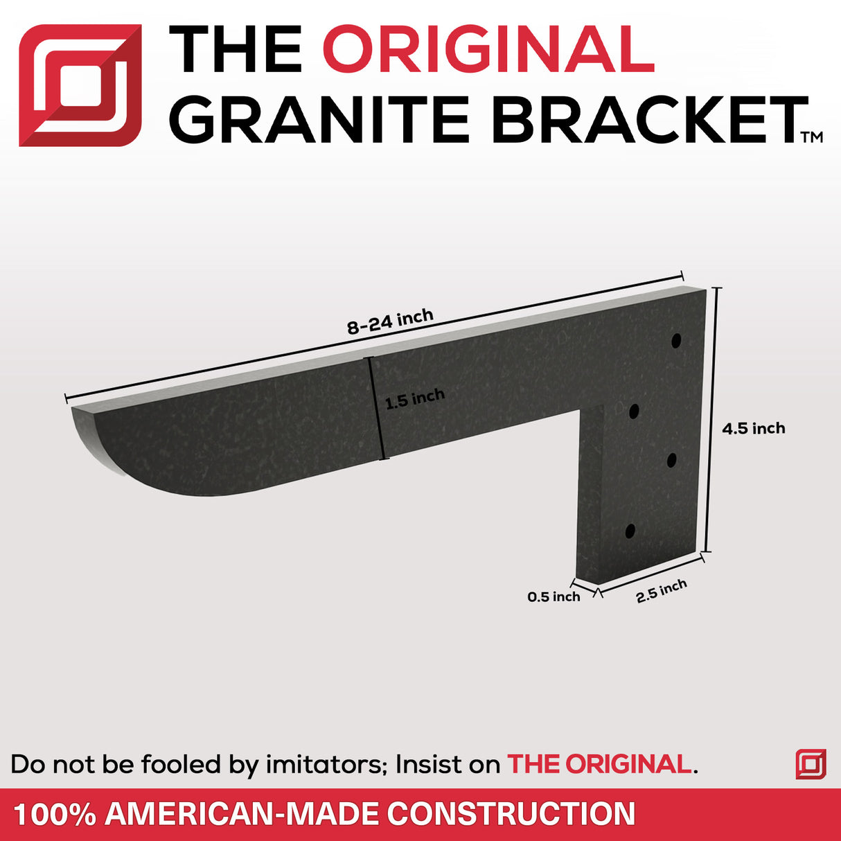 The Original™ Slim Side Wall Bracket
