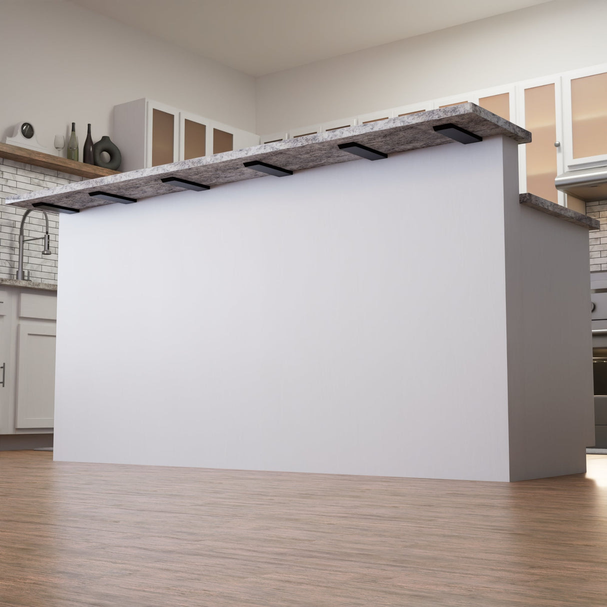 The Original™ Knee Wall Countertop Support Bracket in Industrial, Aluminum or American Made Steel