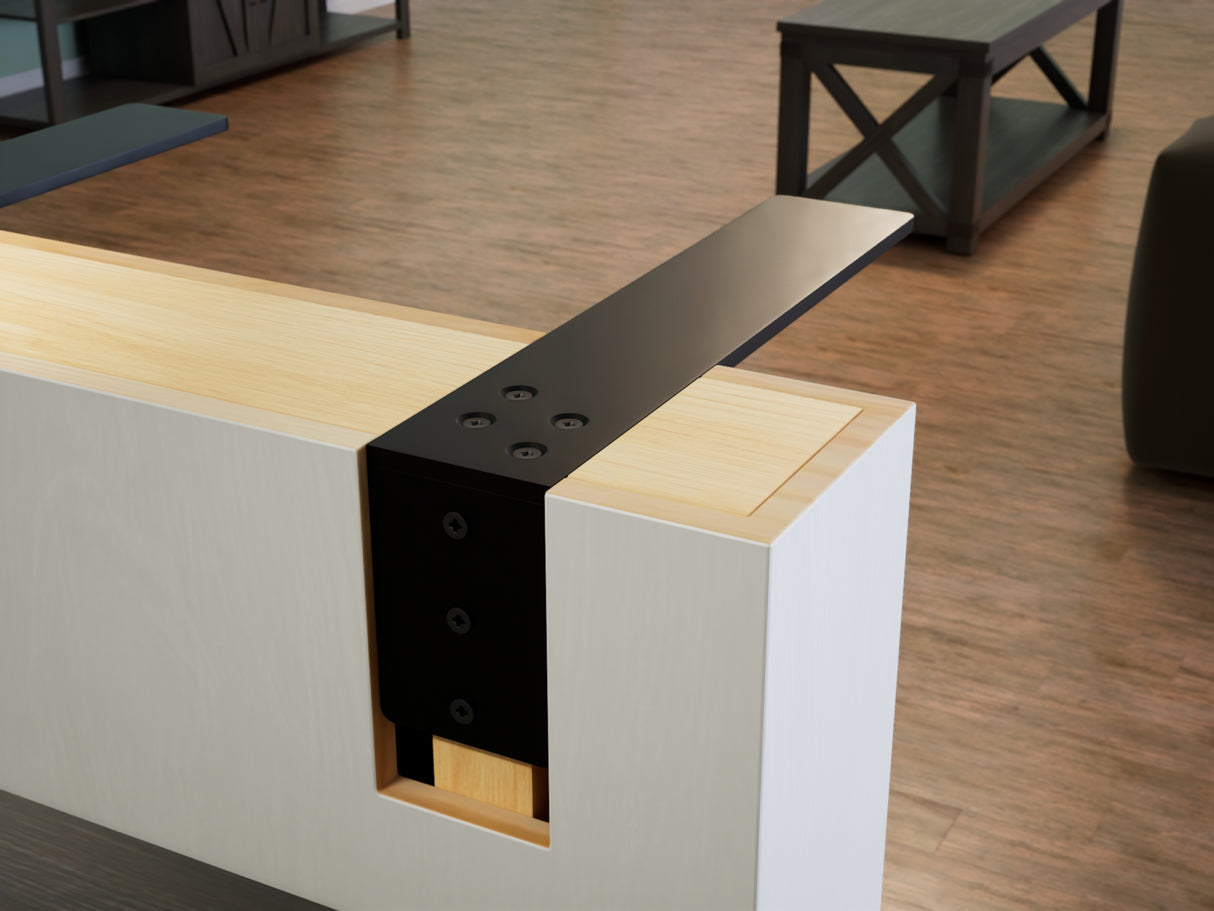 L Countertop Support Shelf Bracket - Packs