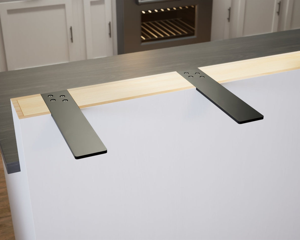 L Countertop Support Shelf Bracket - Packs
