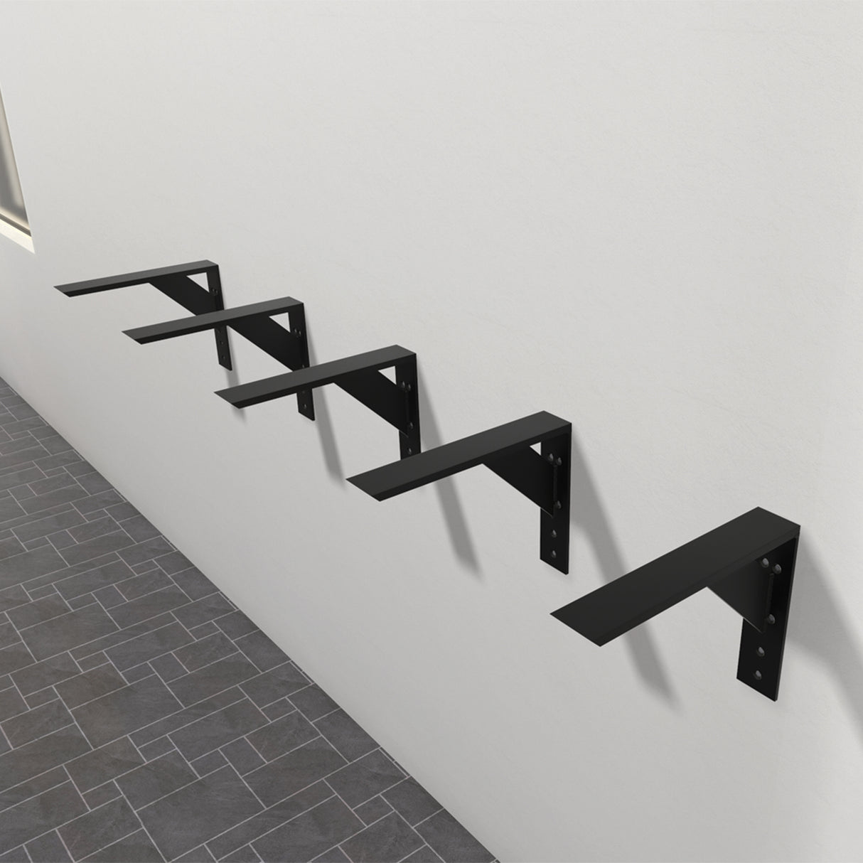 The Original™ Large Shelf Bracket in Industrial, Aluminum or American Made Steel