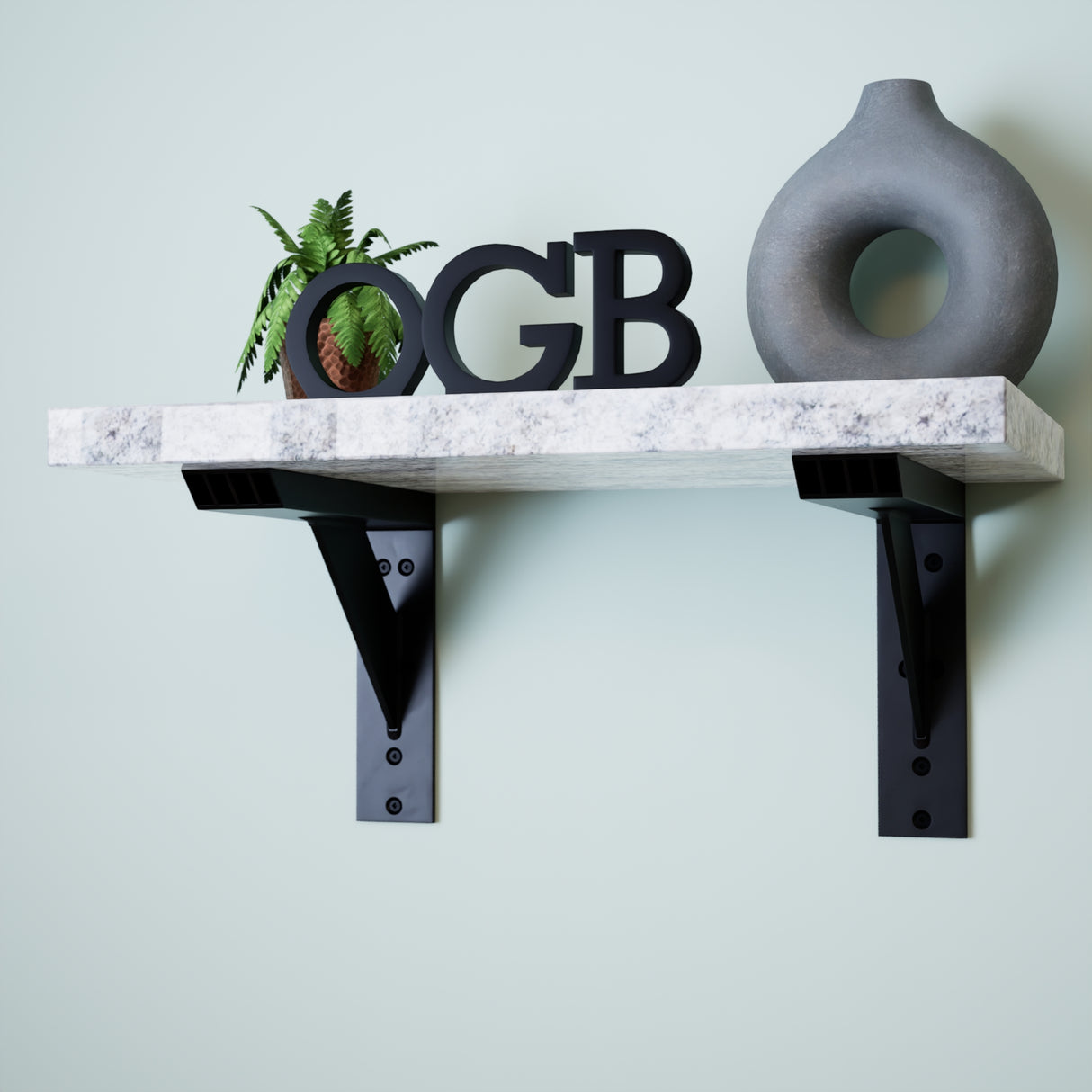 The Original™ Large Shelf Bracket in Industrial, Aluminum or American Made Steel
