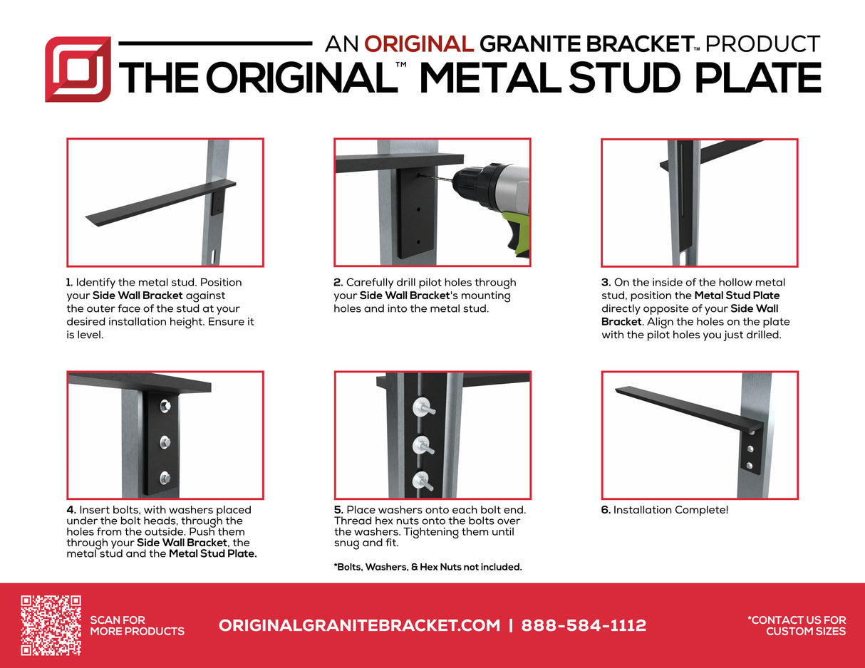 The Original™ Metal Stud Plate