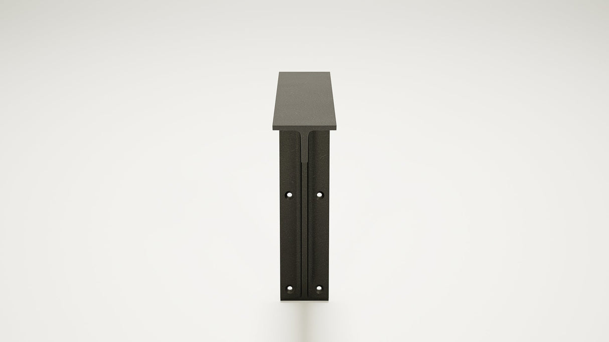 A front-angle view of a Heavy-duty Utility Bracket by The Original Granite Bracket floating on a white background.