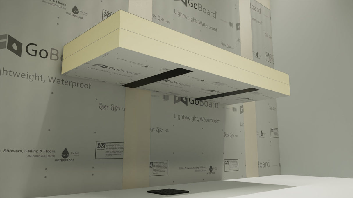 The Original Floating Shower Bench Kit™ with GoBoard® & Original Shower Bench Bracket®