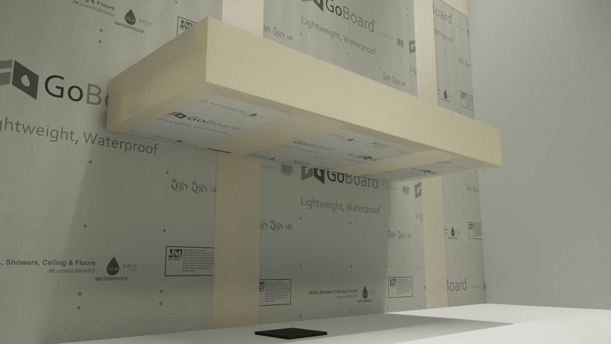 The Original Floating Shower Bench Kit™ with GoBoard® & Original Shower Bench Bracket®