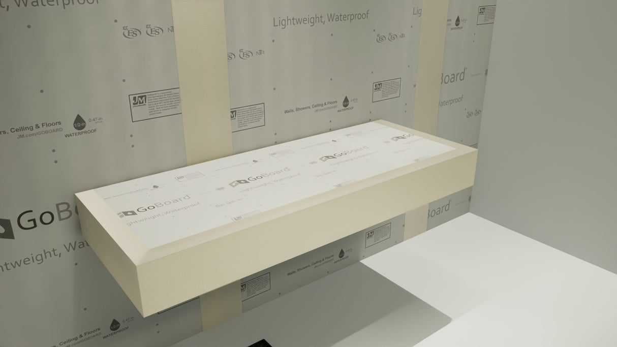 The Original Floating Shower Bench Kit™ with GoBoard® & Original Shower Bench Bracket®