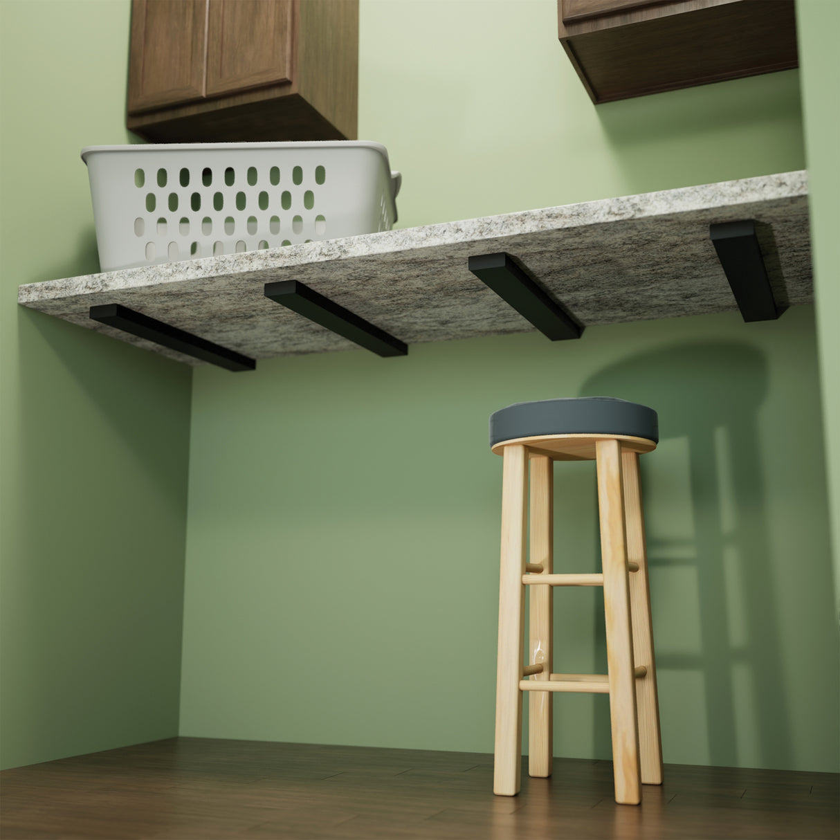 The Original™ Free Hanging Shelf Bracket in Industrial, Aluminum or American Made Steel