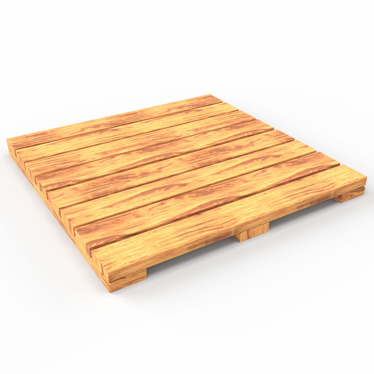 The Original Tigerwood Decking Platform 24" x 24" x 1.75" (2 Pack)
