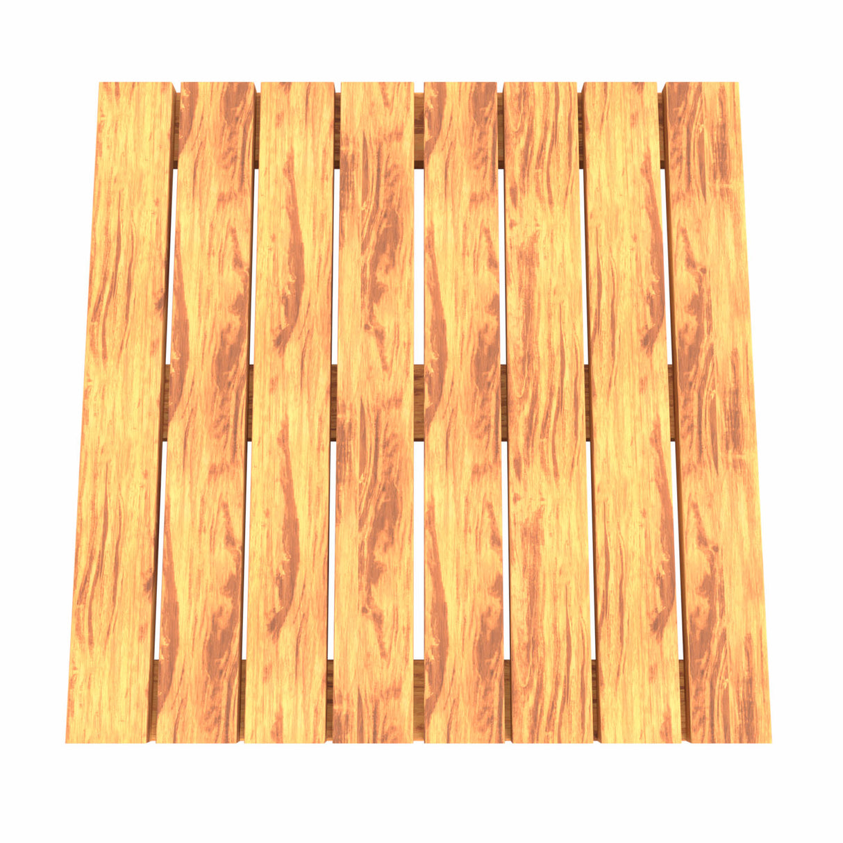 The Original Tigerwood Decking Platform 24" x 24" x 1.75" (2 Pack)