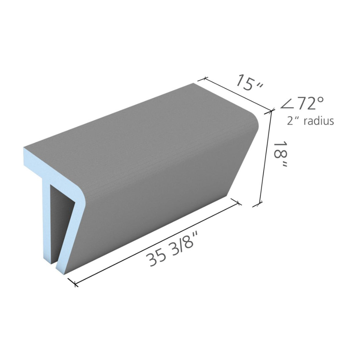 wedi® Sanoasa Shower Bench (1pc)