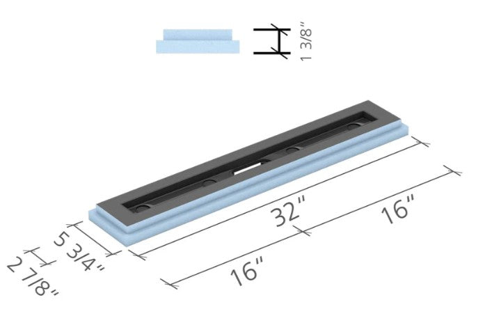 wedi Fundo® Linear Shower Module