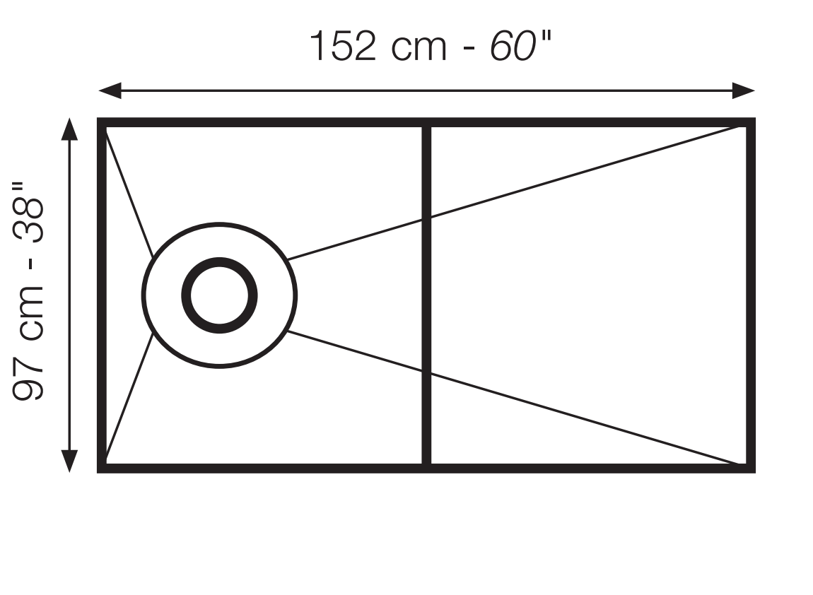 38"x60" Shower Conversion Kit by Schluter®