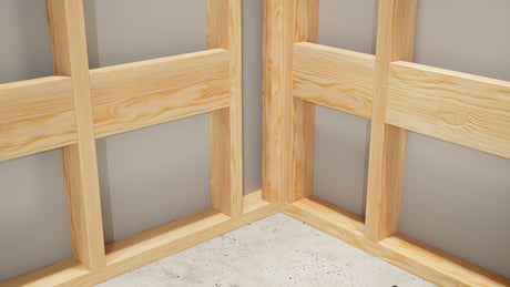 Contractor Supply Warehouse™ Floating Corner Shower Bench Kit