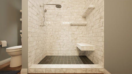 The Original™ Deluxe 38" x 60" Shower Conversion Kit with Orange XPS Board