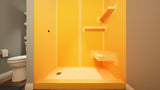 The Original™ Deluxe 38" x 60" Shower Conversion Kit with Orange XPS Board