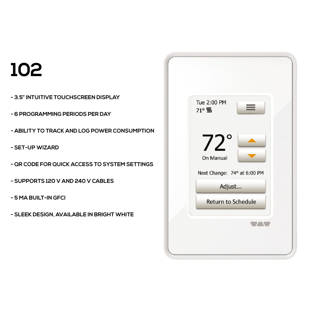 Floor Heating System with Orange Membrane