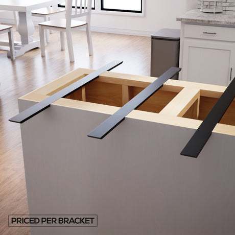 The Original™ Double Sided Island Support Bracket in Industrial, Aluminum or American Made Steel