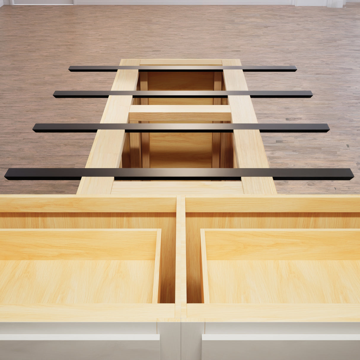 The Original™ Double Sided Island Support Bracket in Industrial, Aluminum or American Made Steel