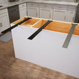 The Original™ Hidden Island Support Bracket in Industrial, Aluminum or American Made Steel