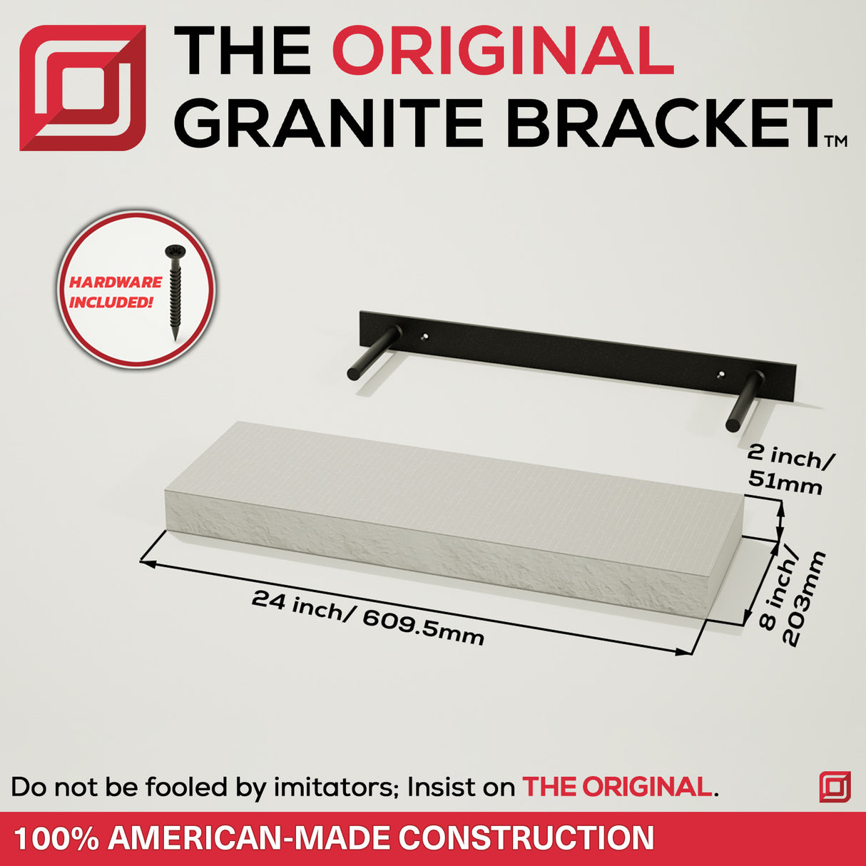 The Original™ Ready-to-Tile Free Floating Shelf