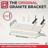 The Original Floating Bathroom Vanity Kit™ with GoBoard® & Original Vanity Bracket®