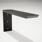 L Bracket Countertop Support in Industrial, Aluminum or American Made Steel