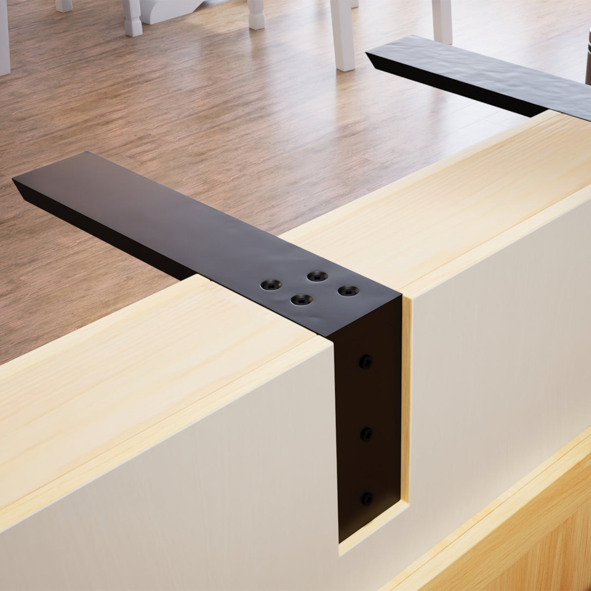 The Original™ L Bracket Countertop Support in Industrial, Aluminum or American Made Steel