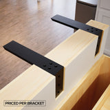 The Original™ L Bracket Countertop Support in Industrial, Aluminum or American Made Steel