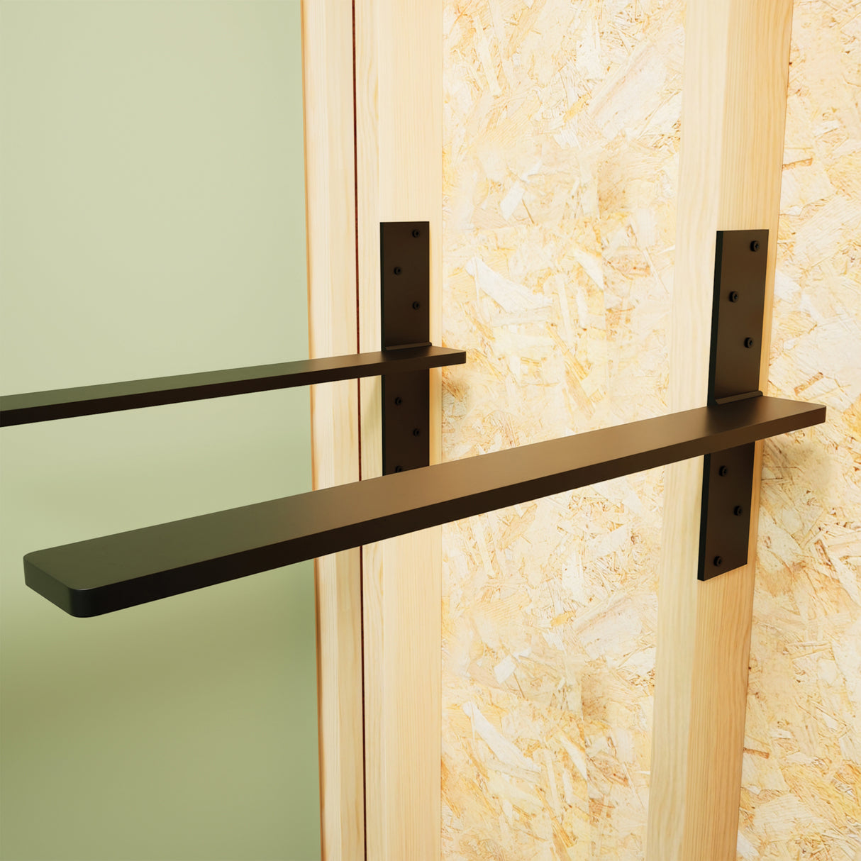 The Original™ Free Hanging Shelf Bracket in Industrial, Aluminum or American Made Steel