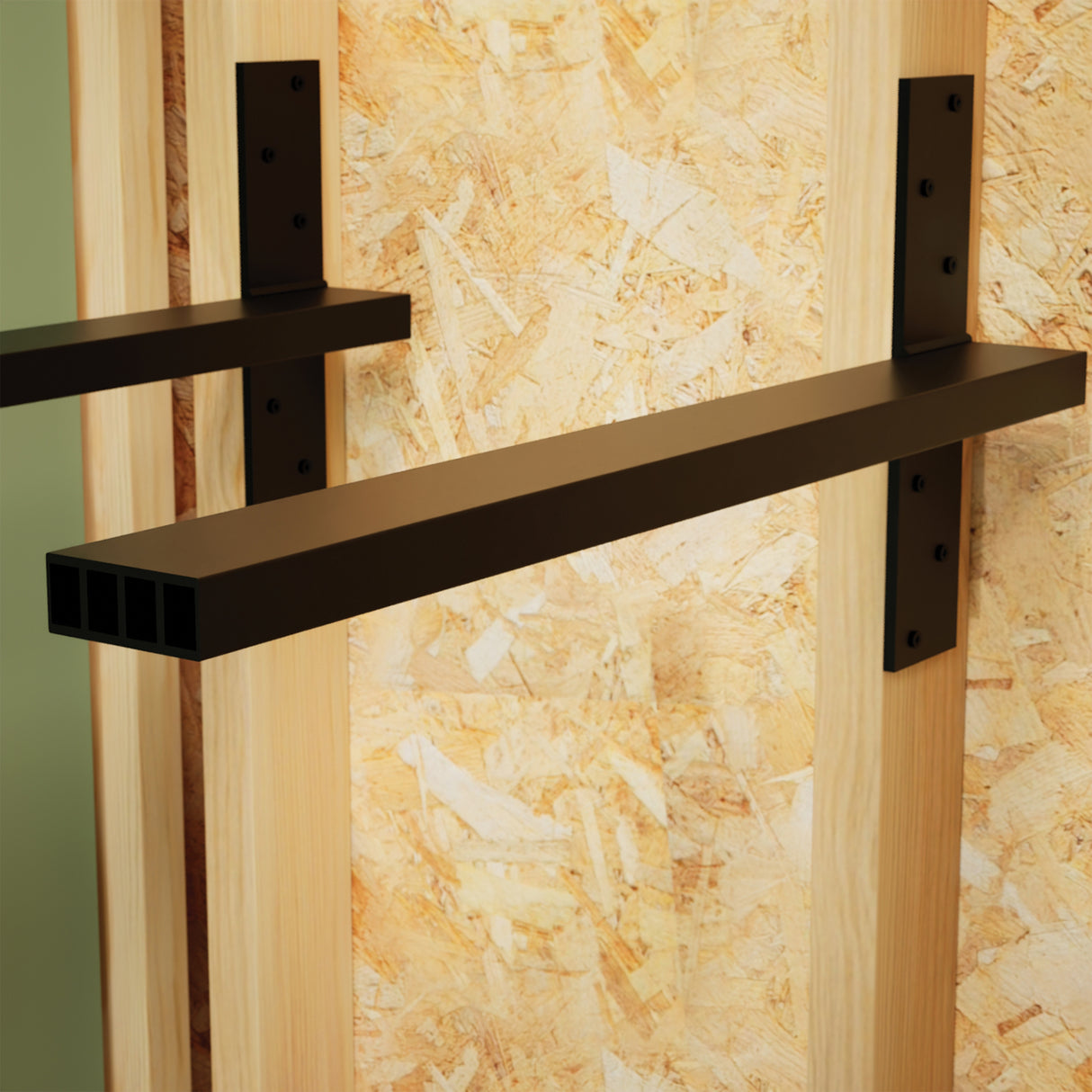 The Original™ Free Hanging Shelf Bracket in Industrial, Aluminum or American Made Steel