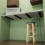 The Original™ Free Hanging Shelf Bracket in Industrial, Aluminum or American Made Steel
