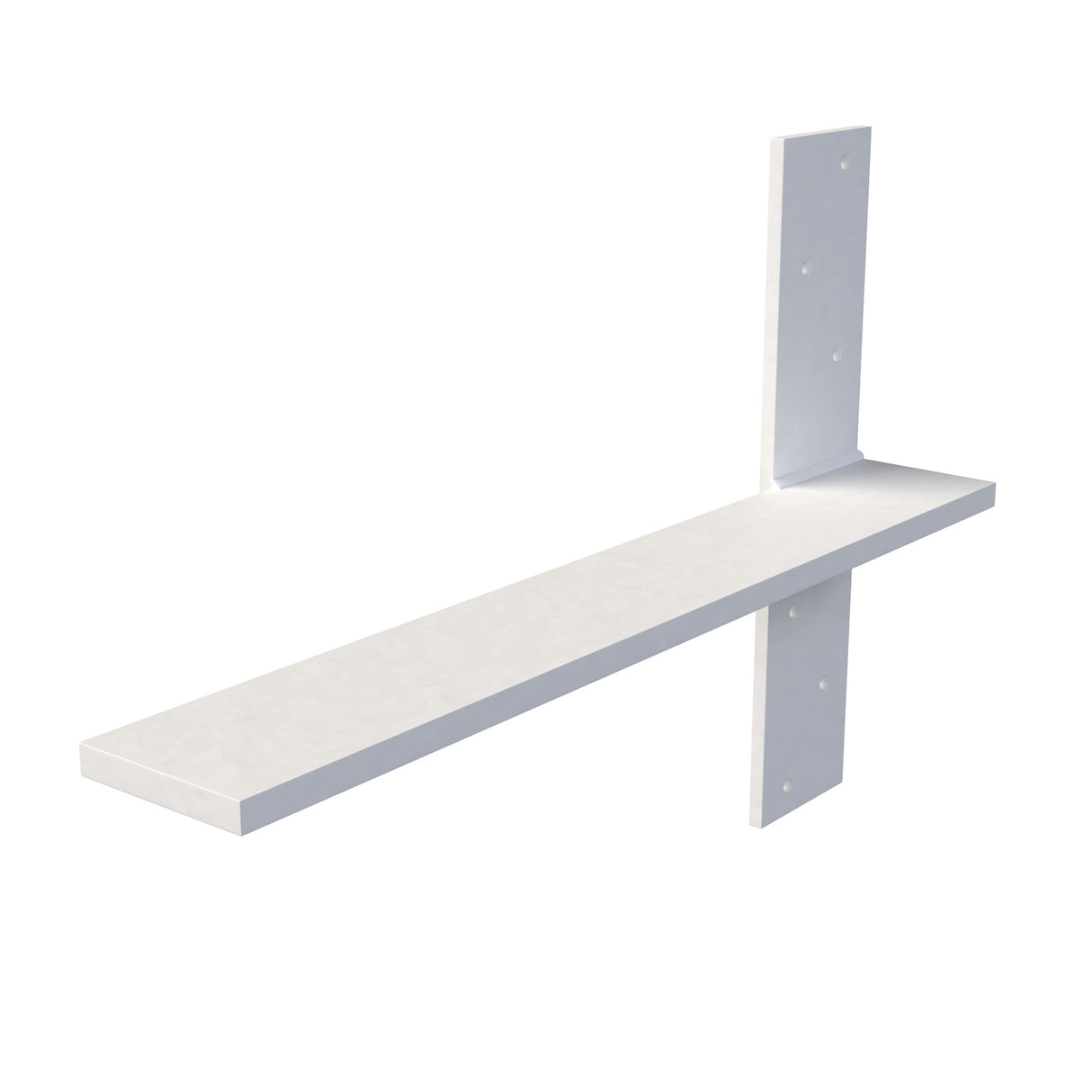 The Original™ Free Hanging Shelf Bracket in Industrial, Aluminum or American Made Steel