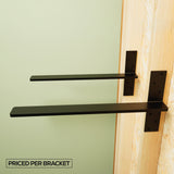 The Original™ Free Hanging Shelf Bracket in Industrial, Aluminum or American Made Steel